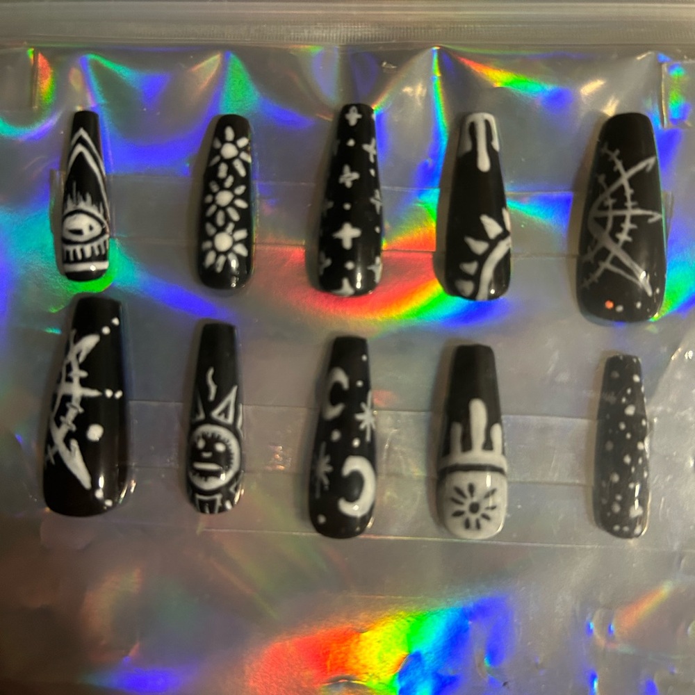 Custom Zodiac Nails